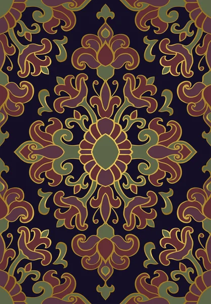 Vorlage für orientalischen Teppich. — Stockvektor