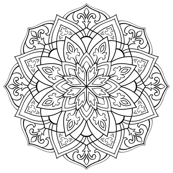 Mandala ornamentale vettoriale . — Vettoriale Stock