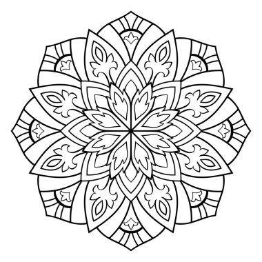 süs vektör mandala.