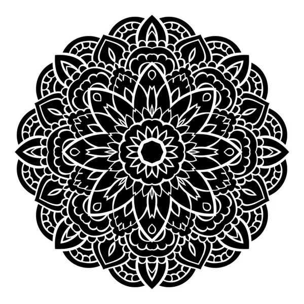 Vector floral mandala. — Stock Vector © matorinni #109497918