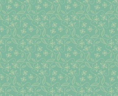 çiçek süsleme Seladon