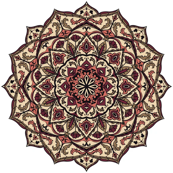 Vintage renkli mandala