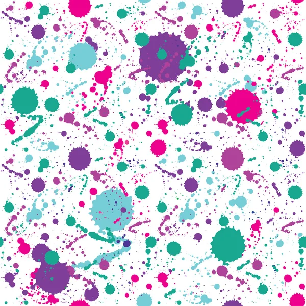 Vector pattern of colorful blots. — Stock Vector