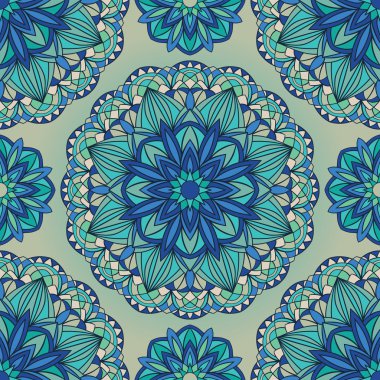 Geometrik mandalalar paterni.