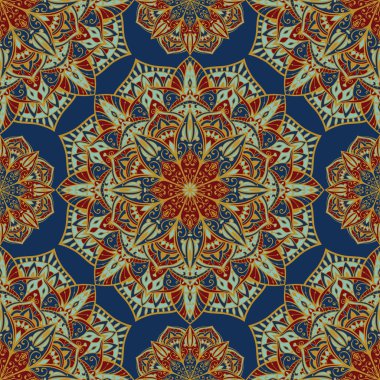 Altın kontür ile şark süsleme.