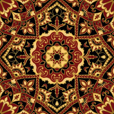 Stilize Ortaçağ desen.