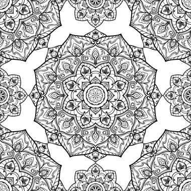 Dairesel elemanları Ortaçağ desen.