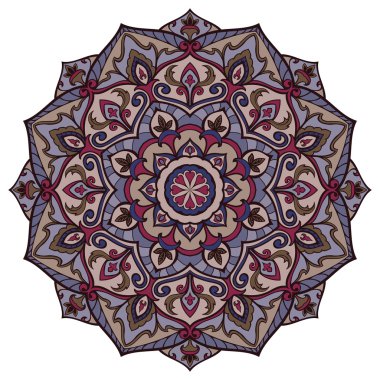Vintage şıklığı mandala.
