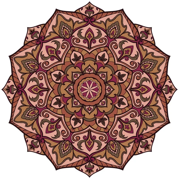 Mandala floral vintage . — Archivo Imágenes Vectoriales