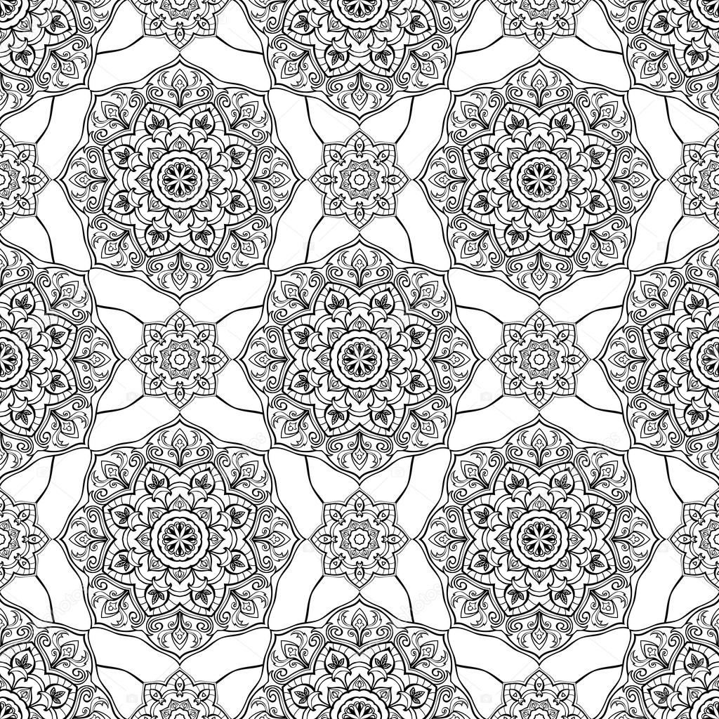 Ornamental  graphic pattern.