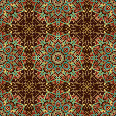 Vintage, etnik süsleme.