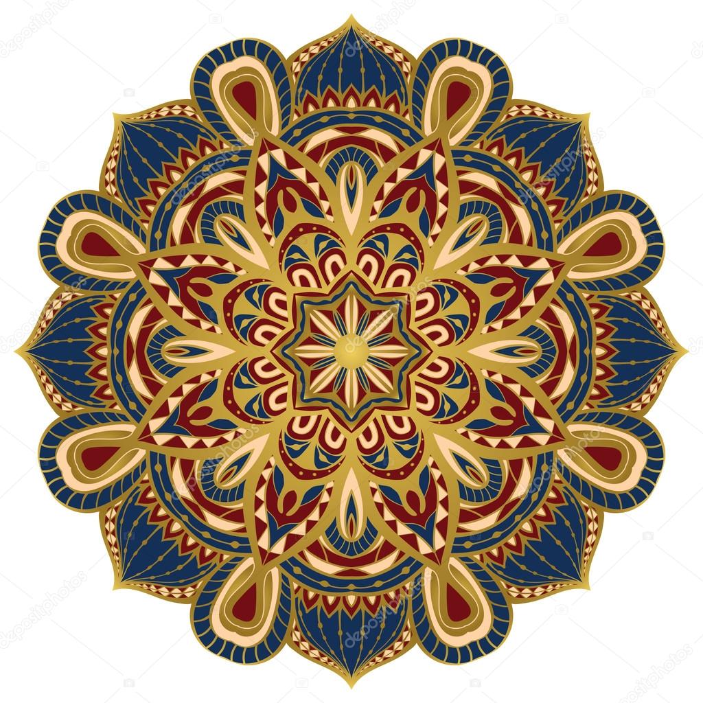 Mandala with intricate detail.