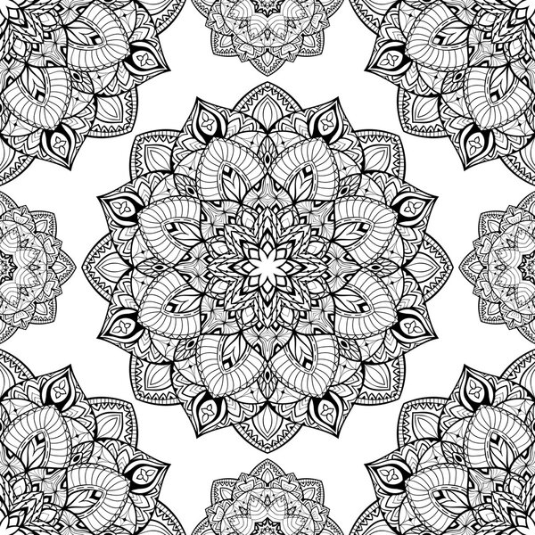 Beautiful pattern of mandalas.