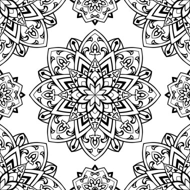 Vektör karmaşık desen. 