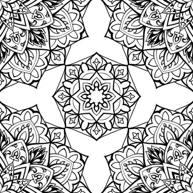 Doğulu pürüzsüz desen.