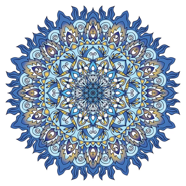 Mandala vecteur ajouré . — Image vectorielle