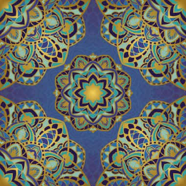 Dikişsiz dekoratif desen.