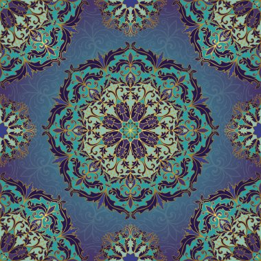 Sorunsuz zengin Barok süsleme.