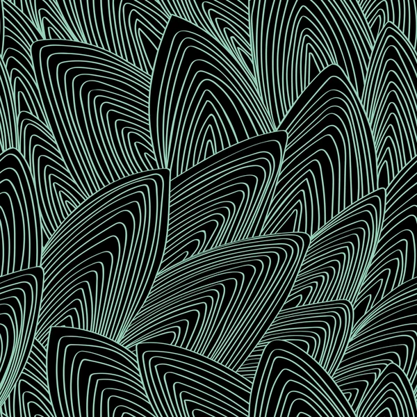 Striped monochrome pattern. — Stock Vector