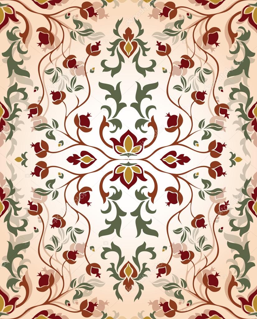 Floral vintage pattern. 