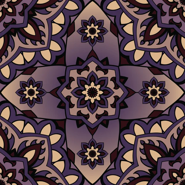 Oriental ornamento elegância roxo . —  Vetores de Stock