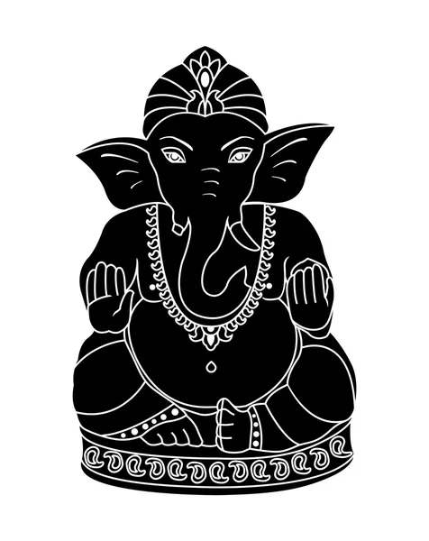 Seigneur vecteur Ganesha . — Image vectorielle