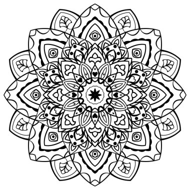 Stilize vektör mandala.