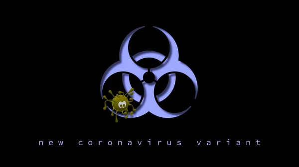 Covid Nya Varianter Nytt Pandemiskt Hot Global Kris Viruset Återskapat — Stockfoto