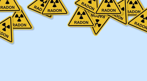 Αέριο Radon Ένα Συνεχιστικο Που Επηρεάζει Την Ποιότητα Του Αέρα — Φωτογραφία Αρχείου