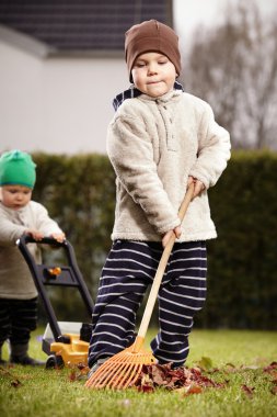 Çocuklar iş başında