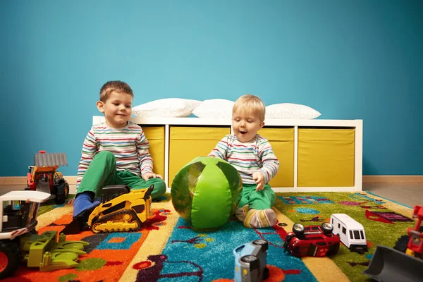 Two boys in game — Stock Photo, Image