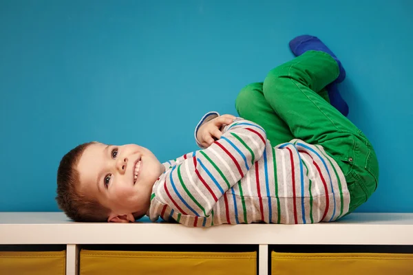 Smiling little man — Stock Photo, Image