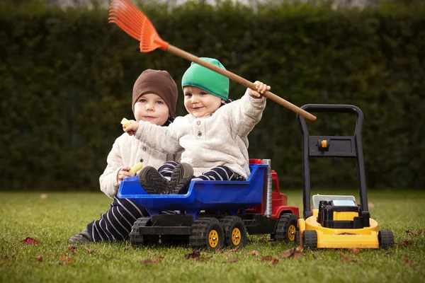 Autumn weather good for game — Stock Photo, Image