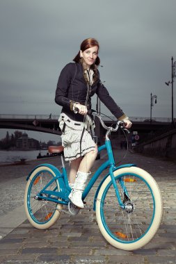 Güzel bir retro Bayan