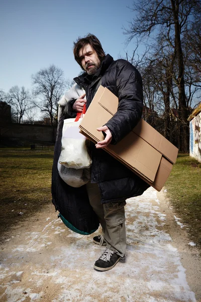 Trasladando su casa — Foto de Stock