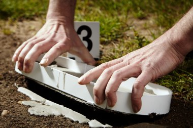 CSI - collecting footprint outdoor clipart