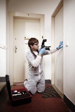 Photographer - dactyloscopy technician