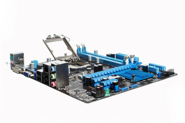 Das Motherboard Ist Einer Der Hauptbestandteile Eines Computers — Stockfoto