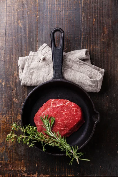 Raw meat Ribeye steak