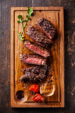 rare grilled Beef steak Ribeye