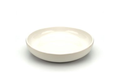 beyaz arkaplanda izole edilmiş beyaz plaka