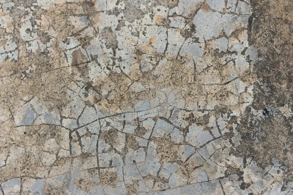 Mur Béton Ciment Gris Avec Fissures Fond Texture Moule — Photo