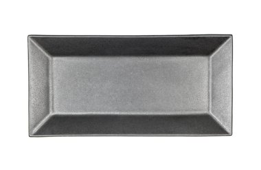 Beyaz arkaplanda siyah plaka