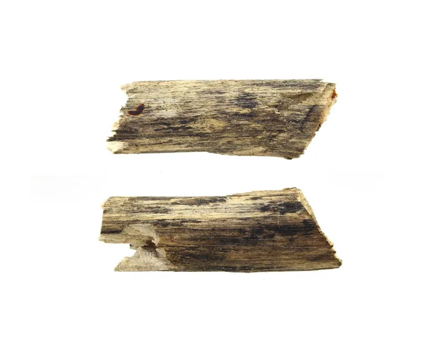 Madeira Log Isolado Branco — Fotografia de Stock