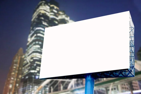 Blank Billboard Business Area — стоковое фото