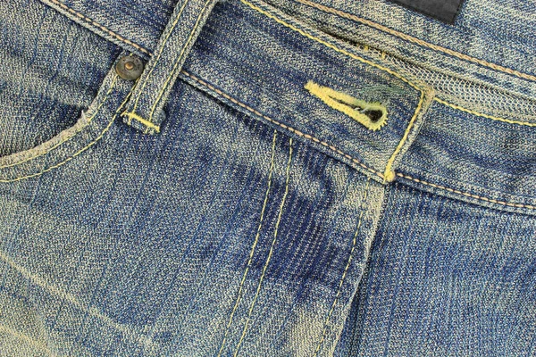 Textuur Achtergrond Van Jeans — Stockfoto