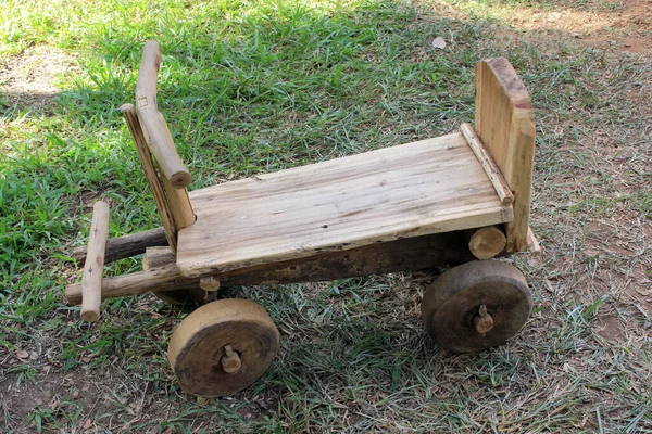 Juguete Hecho Mano Coche Madera — Foto de Stock