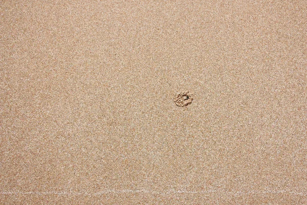Sahildeki Kum Dokusu — Stok fotoğraf