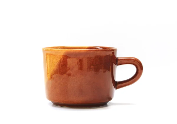 Tasse de thé fraîche isolé sur fond blanc — Photo