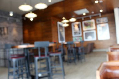 Bulanık arka plan: Restoran bokeh ile arka plan bulanıklık